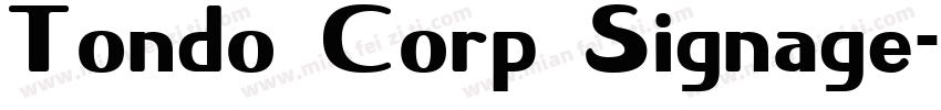 Tondo Corp Signage字体转换